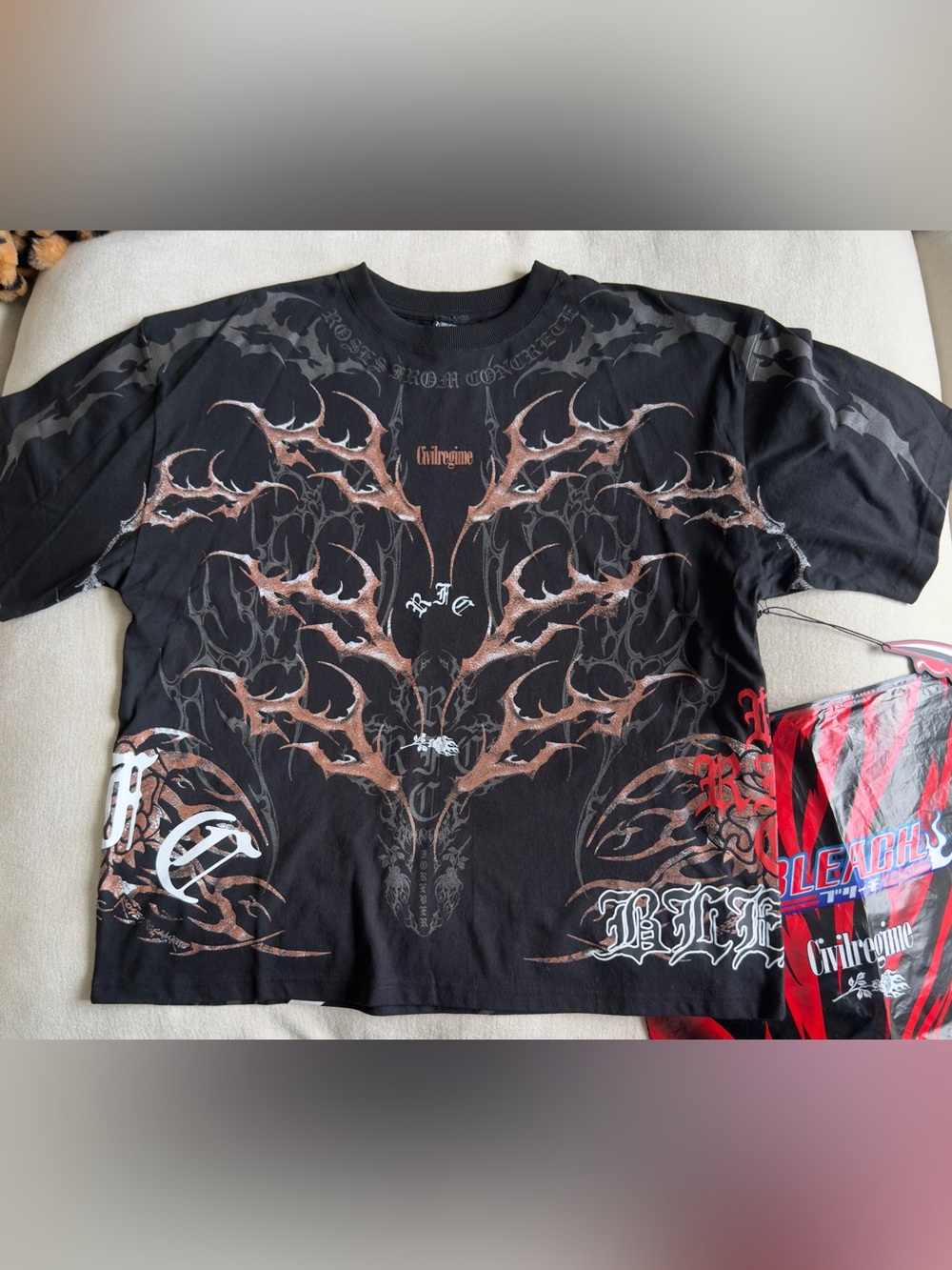 NEW Civil Regime BLEACH ICHIGO Tee XL